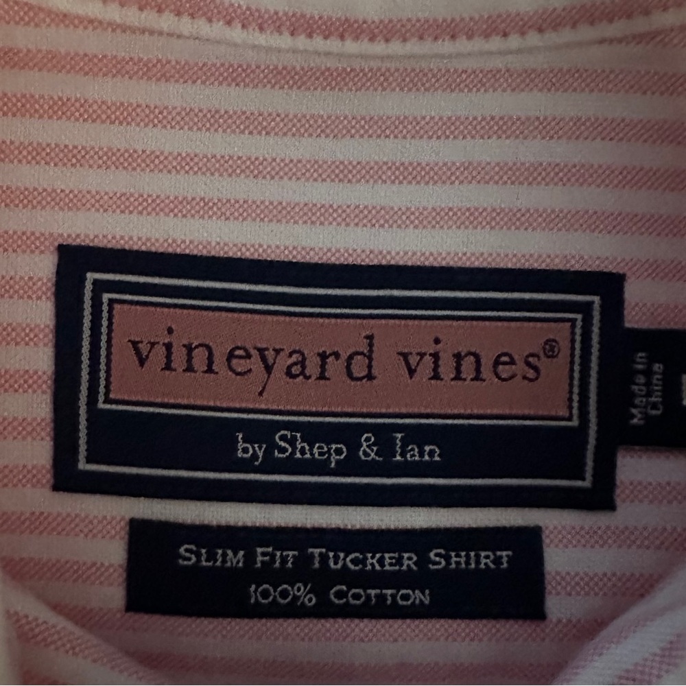 Men’s Vineyard Vines Tucker Shirt Slim Fit size Large - Picture 2 of 2